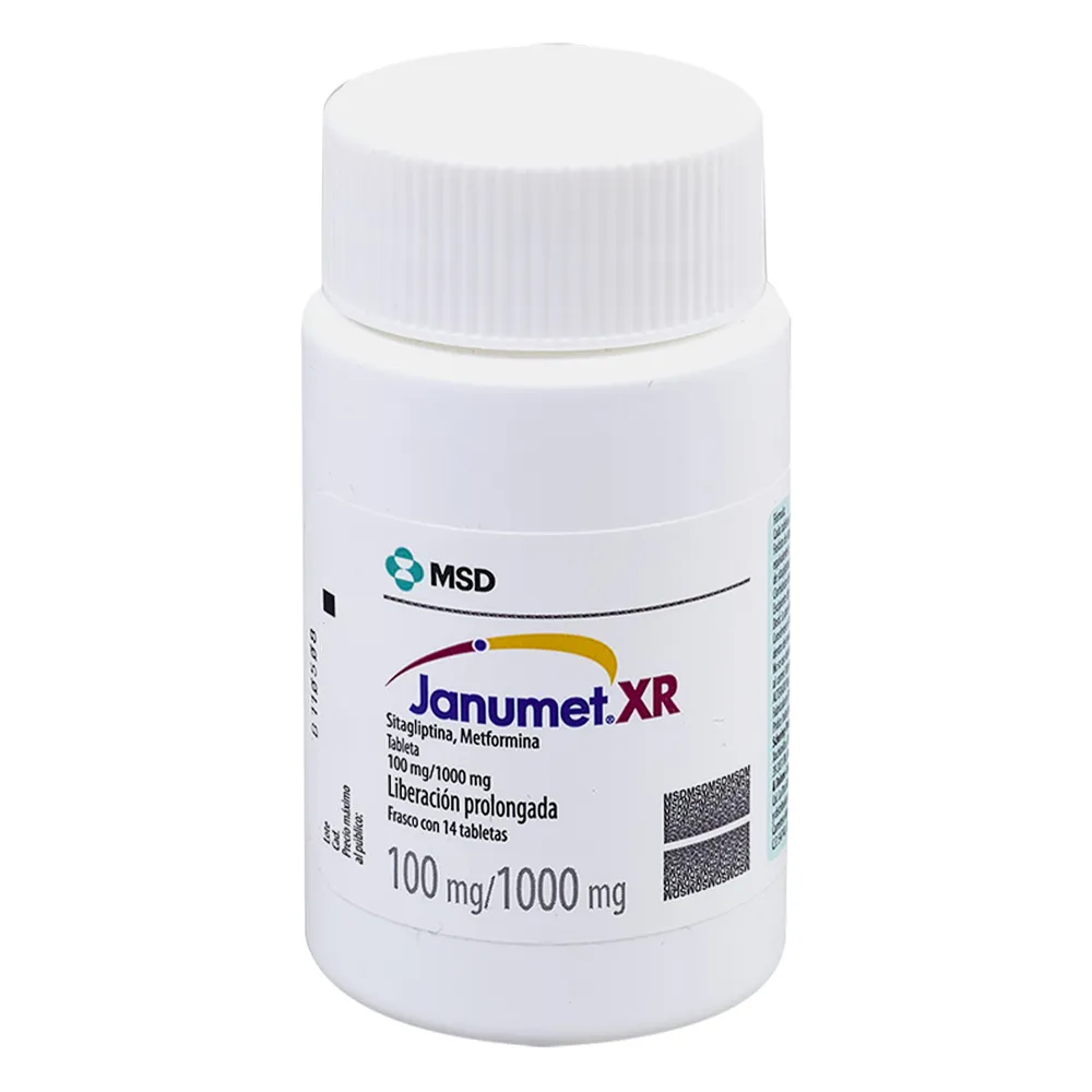JANUMET XR 100/1000MG C 14 TAB
