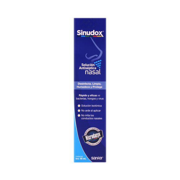 SINUDOX ANTISEP NASAL SPRAY SOL 60ML