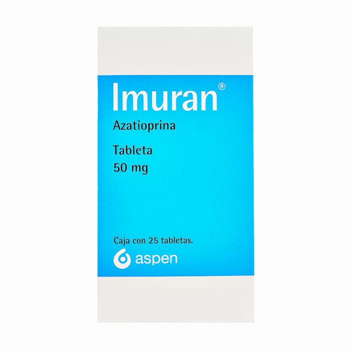 IMURAN 50MG C 25 TAB AZATIOPRINA