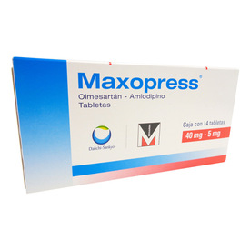 MAXOPRESS 40MG/5MG C 14 TAB OLMEDRTANAMLODIPINO