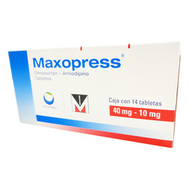 MAXOPRESS 40MG/10MG C 14 TAB OLMESARTANAMLODIPINO