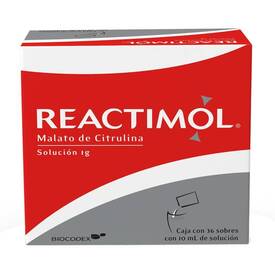 REACTIMOL SOL 1G C 10ML C 36 SOB MALATO DE CITRULINA