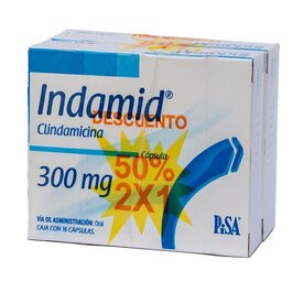 INDAMID 300MG C 16 CAP 11 CLINDAMICINA