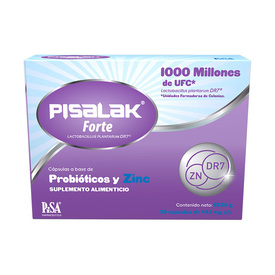 PISALAK FORTE 445MG C 30 CAP PROBIOTZINC SUPLEM ALIMEN