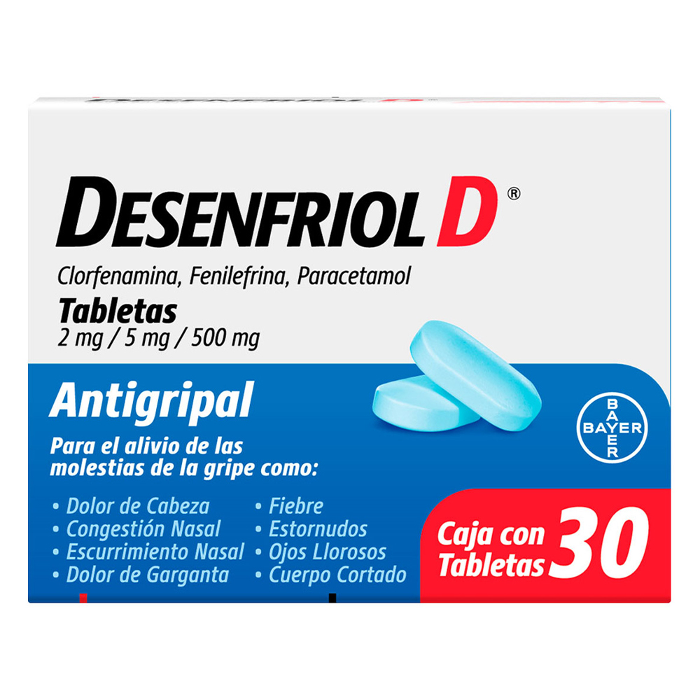 DESENFRIOL D C 30 TAB NP