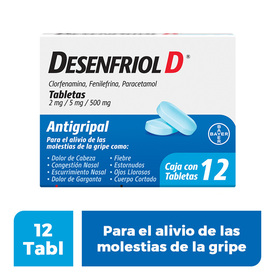 DESENFRIOL-D C 12 TAB