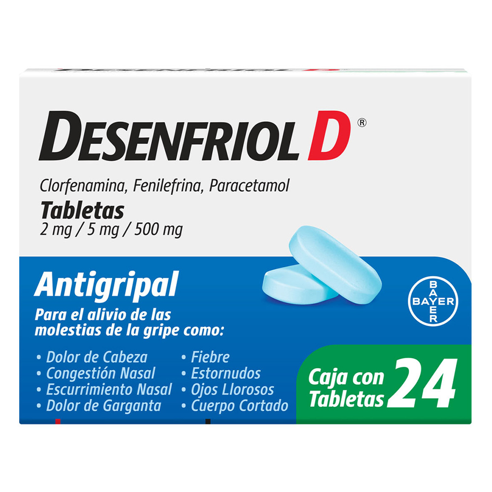 DESENFRIOL D C 24 TAB