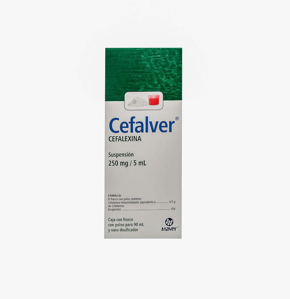 CEFALVER 250MG SUSP 90ML CEFALEXINA