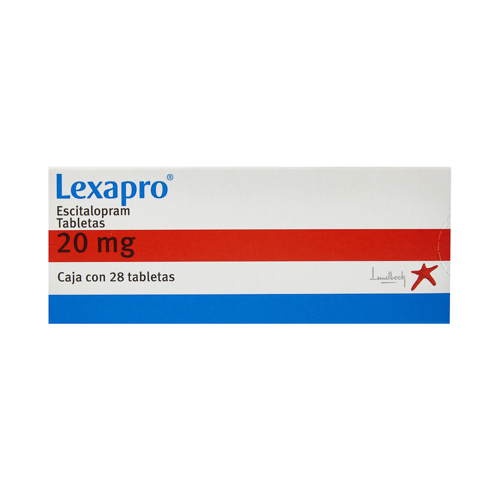 LEXAPRO 20MG C 28 TAB ESCITALOPRAM