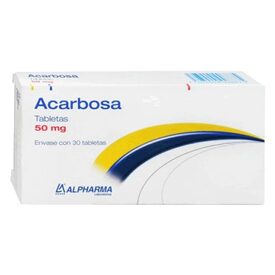 ACARBOSA 50MG C 30 TAB ALPHARMA