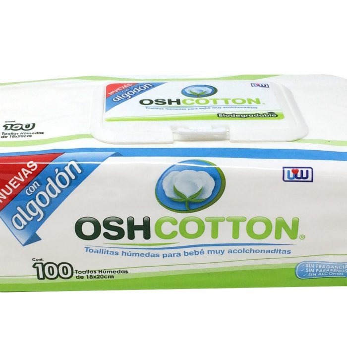 TOALLITAS HUMEDAS OSHCOTTON C 100 PZ