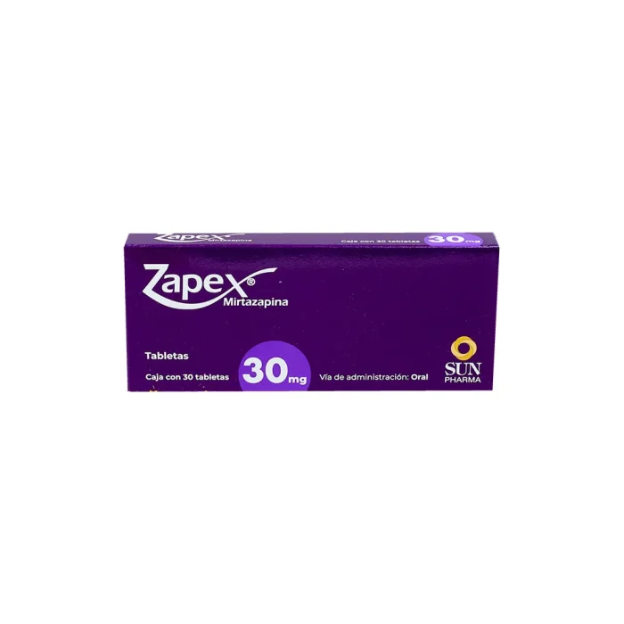 ZAPEX 30MG C 30 TAB MIRTAZAPINA