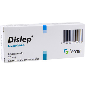 DISLEP 25MG C 20 COMPRIMIDOS LEVOSULPIRIDA