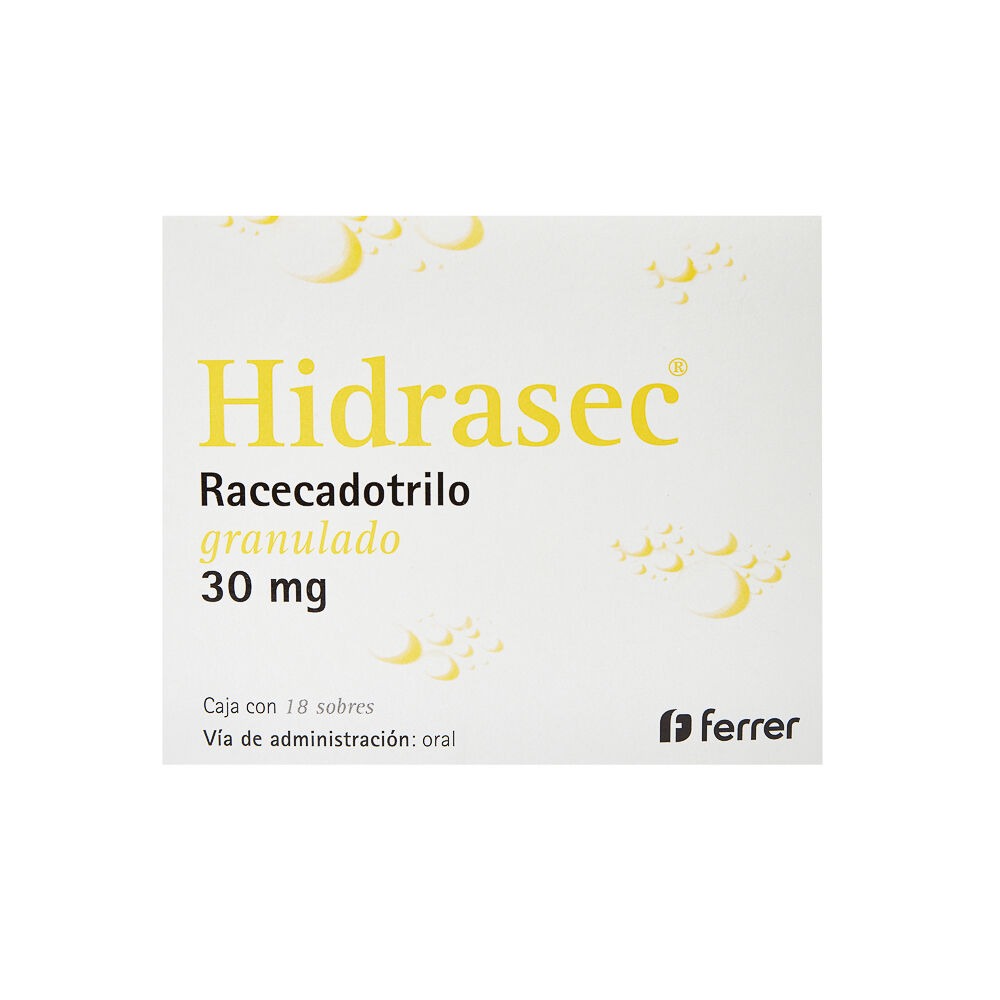HIDRASEC 30MG GDO C 18 SOB
