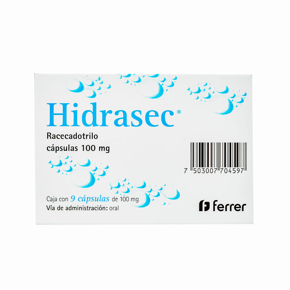 HIDRASEC 100MG C 9 CAP