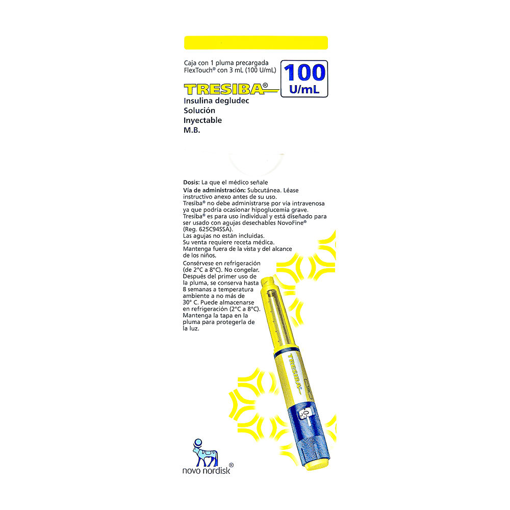 TRESIBA FLEXTOU PLUMA 1 C 3ML DEGLUDEC