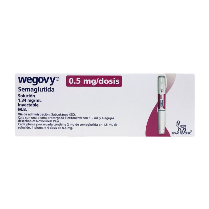 WEGOVY SOL INY 0.5MG/DOSIS SEMAGLUTIDA (R) 