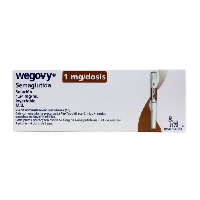 WEGOVY SOL INY 1.34MG/DOSIS SEMAGLUTIDA (R)
