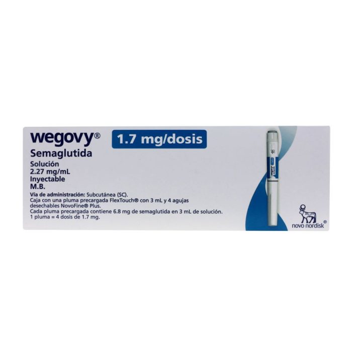 WEGOVY SOL INY 1.7MG/DOSIS SEMAGLUTIDA (R)
