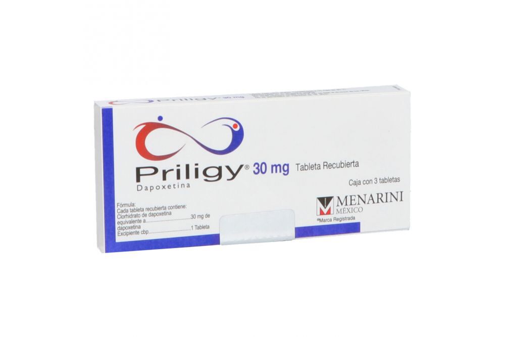 PRULIGY 300MG C 3 TAB DAPOXETINA