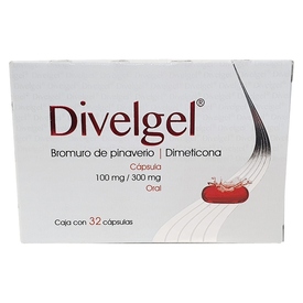 DIVELGEL 100300MG C 32 CAP BROMUROPINAVERIO-DIMETICONA