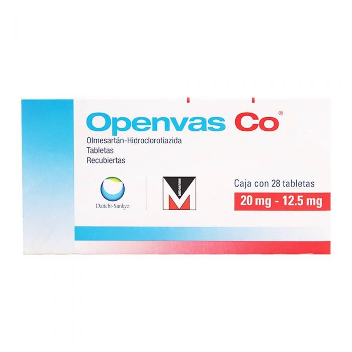 OPENVAS CO 20/12.5 MG C 28 TAB