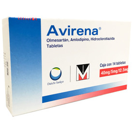 AVIRENA 40/5MG/12.5MG C 14 TAB