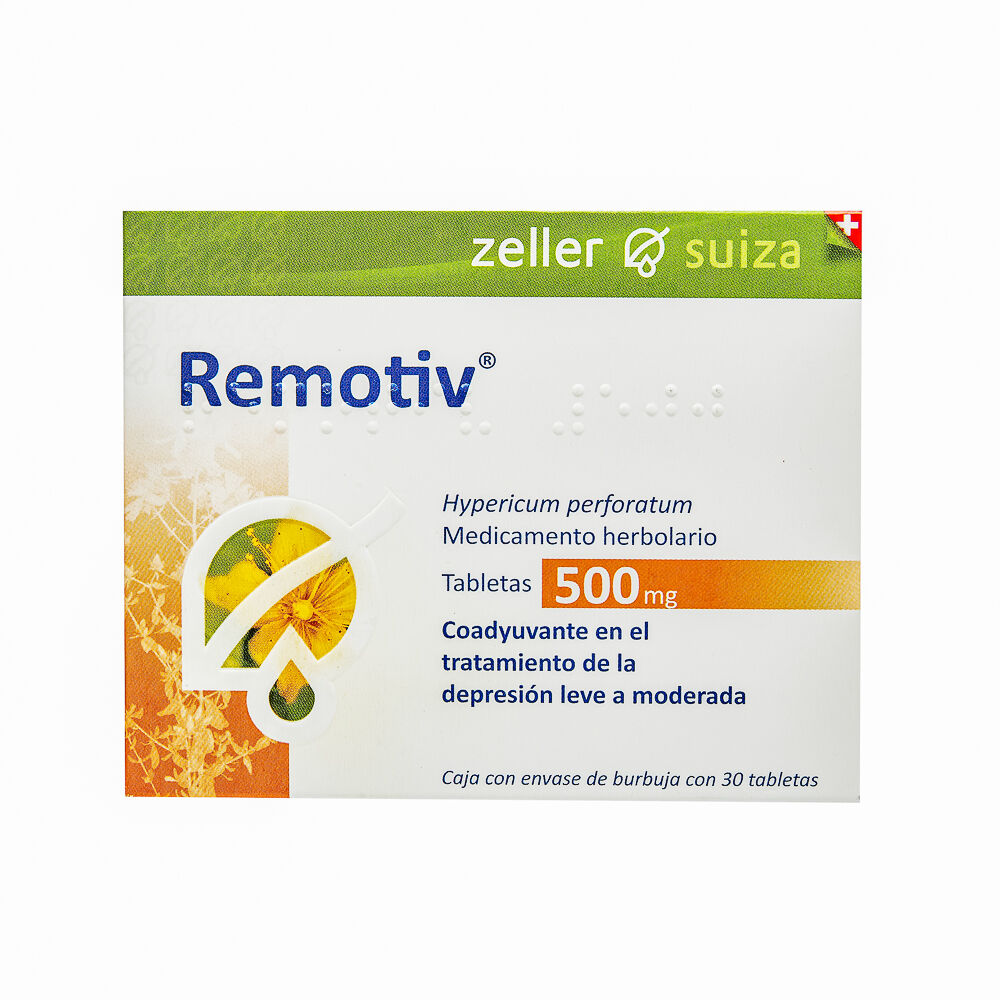 REMOTIV 500MG C 30 TAB HYPERICUM PERFORATUM