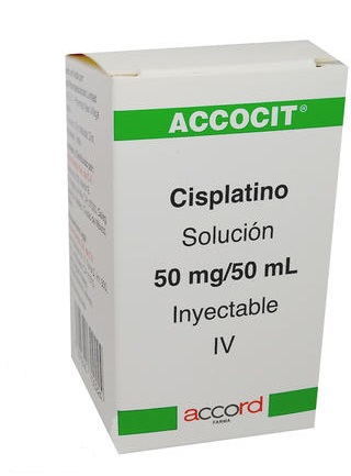 ACCOCIT SOL INY 50MG 50ML CISPLATINO