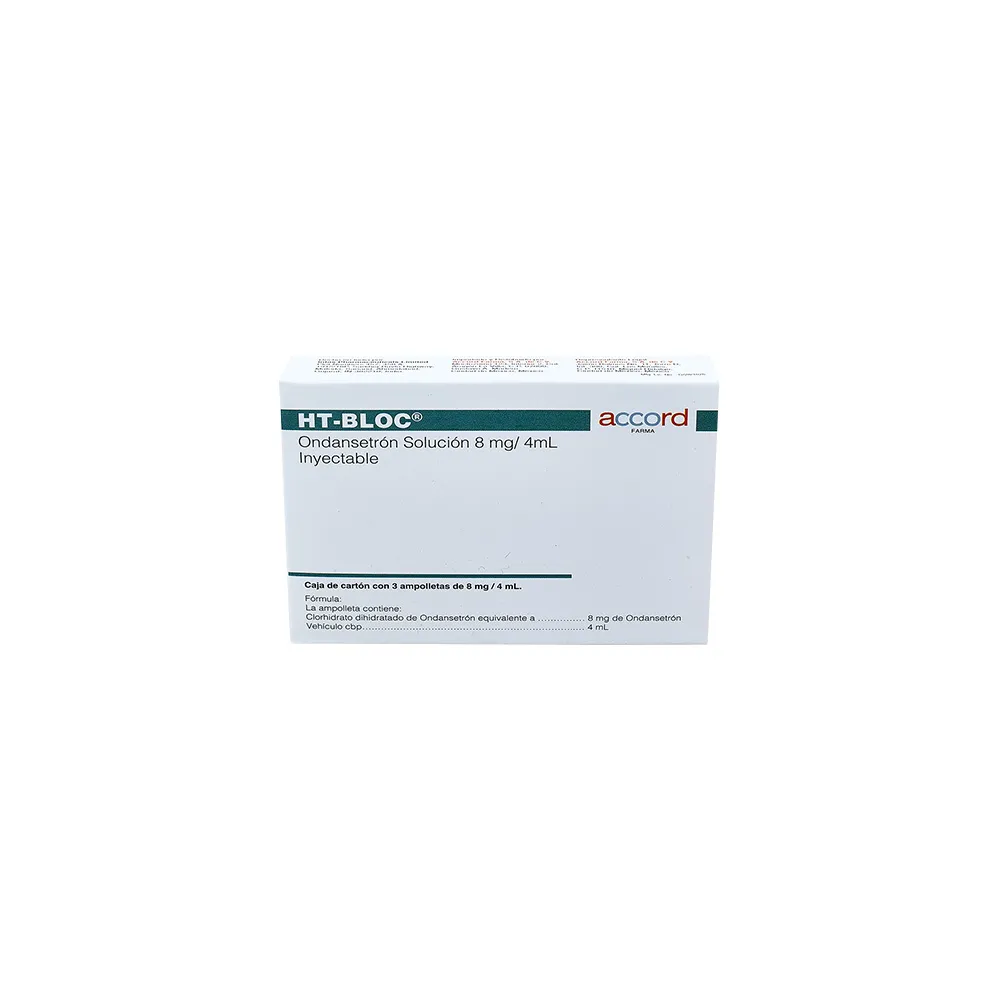 HTBLOC 8MG/4ML C 3 AMP ONDANSETRON