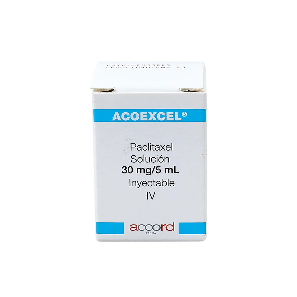 ACOEXEL SOL INY IV 30MG5ML PACLITAXEL