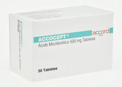 ACCOCEPT 500MG C 50 TAB ACIDO MICOFENOLICO