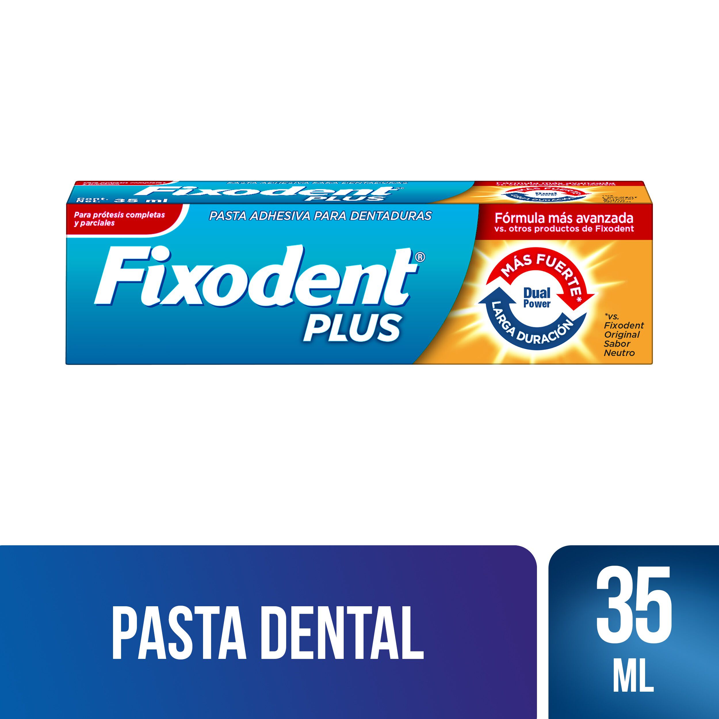 FIXODENT CREMA PLUS SABOR NEUTRO ADHESIVO DENTAL 35ML