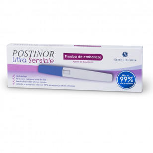 POSTINOR PRUEBA DE  EMBARAZO ULTRA SENSIBLE