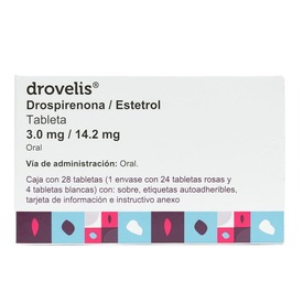 DROVELIS 314.2MG C 28 TAB DROSPIRENONAESTETROL