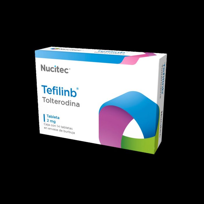 TEFILINB 2MG C 14 TAB TOLTERODINA