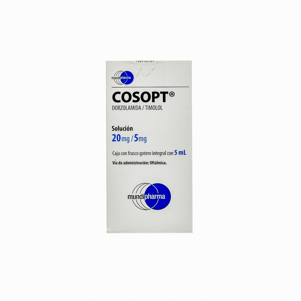 COSOPT OCUM SOL OFTALMICA 5ML
