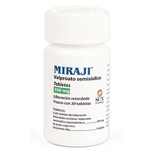 MIRAJI ER 500MG C 30 TAB VALPROATO SEMISODICO