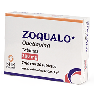 ZOQUALO 300MG C 30 TAB QUETIAPINA