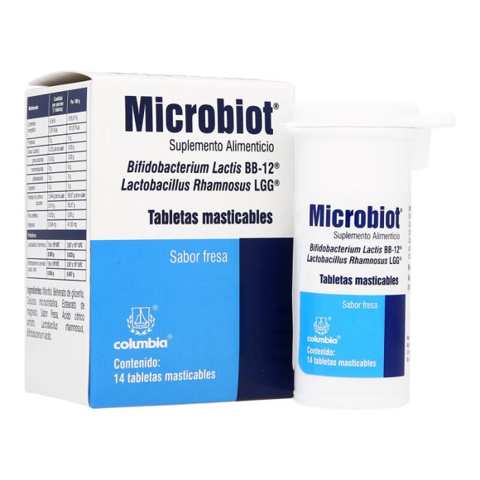 MICROBIOT MASTICABLE C 14 TAB SUPLEMEN ALIMENT