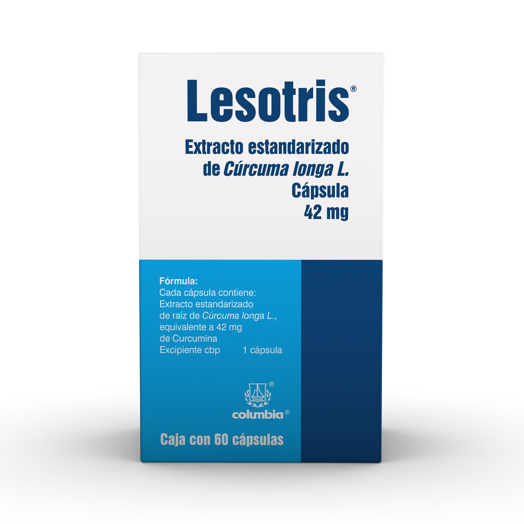 LESOTRIS 42MG CAPS 60 CURCUMINA