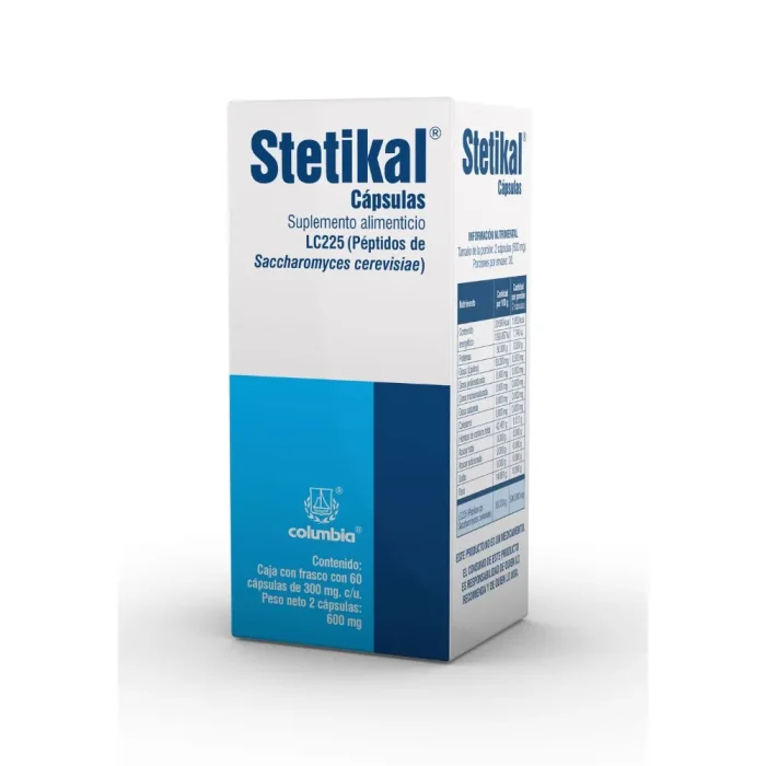 STETIKAL 300MG C 60 CAP SUPLEMENTO ALIMENTICIO