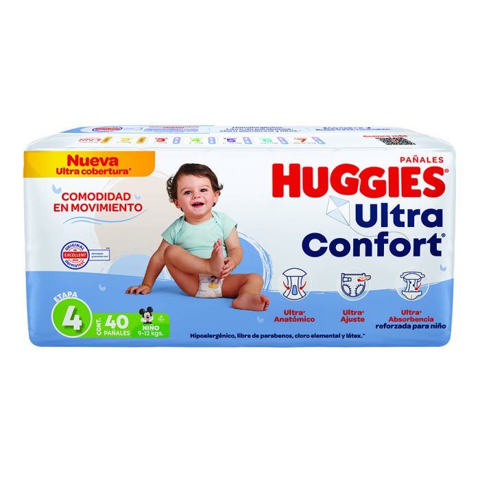 KLEEN BEBE HUGGIES ULTCONF NIÑO E4 C 40