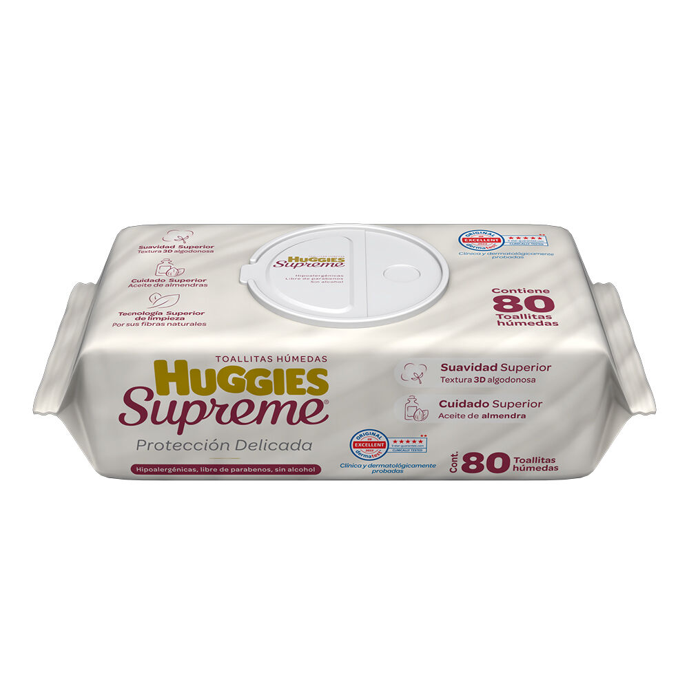 HUGGIES SUPREME TOALLITAS HUMED C 80 PZ