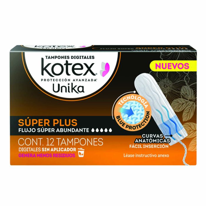 KOTEX TAMPONES DIG UNIKA SUPER PLUS C 12