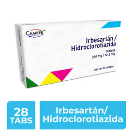 IRBESARTANHCTZ 300/12.5MG C 28 TAB