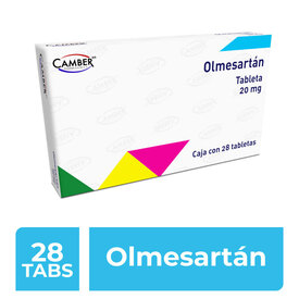 OLMESARTAN 20MG C 28 TAB CAMBER