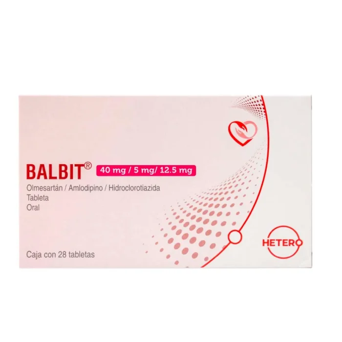 BALBIT 40512.5MG C 28 TAB OLMESARTANAMLODIPINOHCTZ