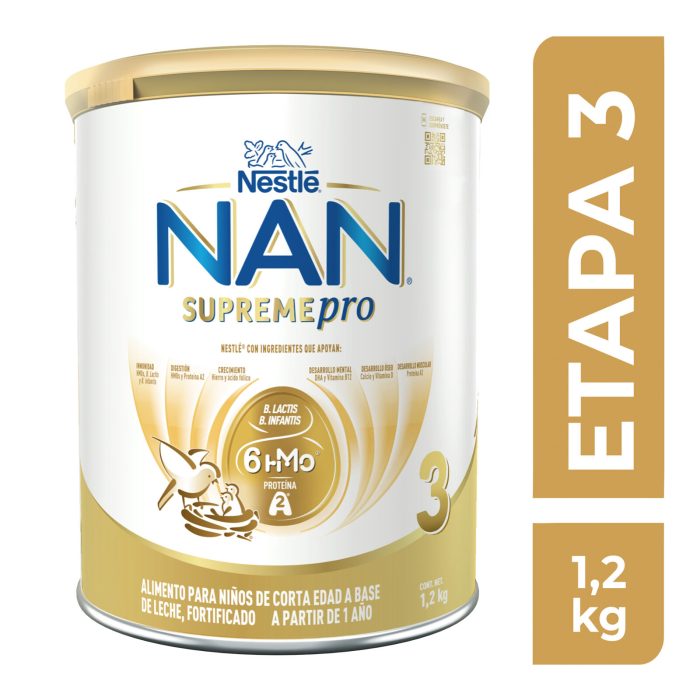 NAN 3 SUPREME PRO 1.2K 12 MESES O MAS