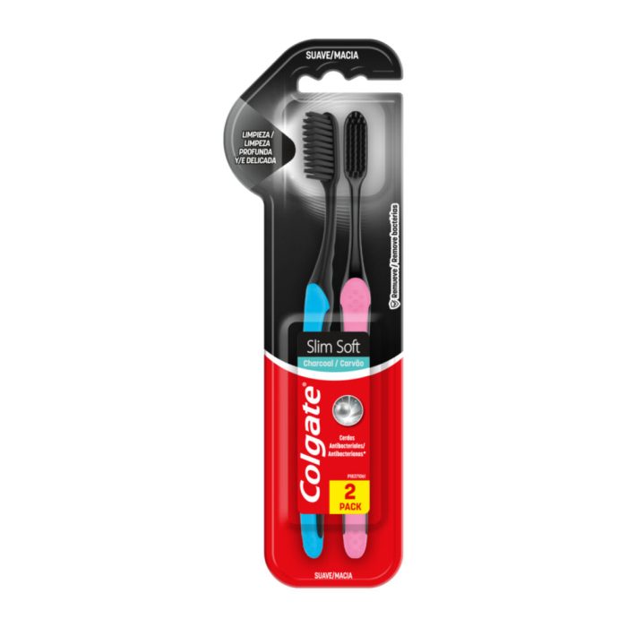 CEP DENT COLGATE SLIM SOFT BLACK 2X1